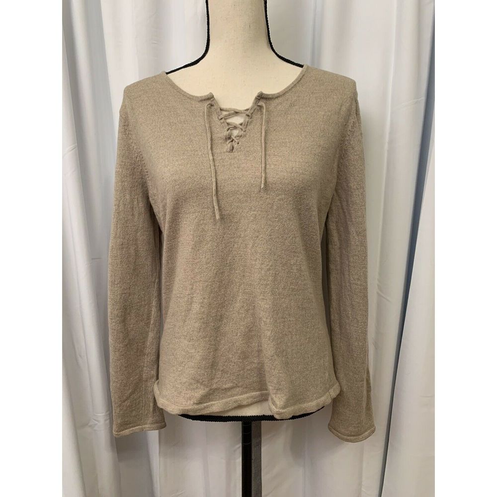 Talbots Brown Merino Wool Sweater